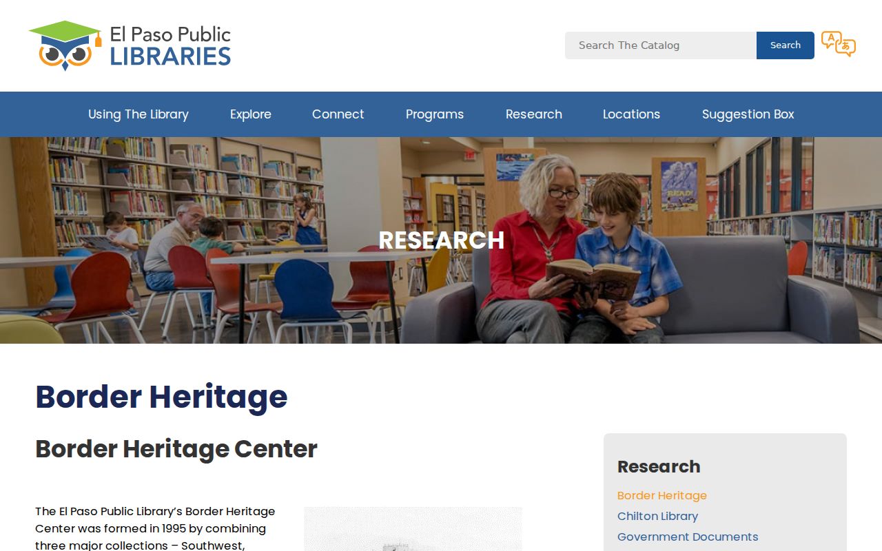 Horizon City city directory research at El Paso Public Library Border Heritage
