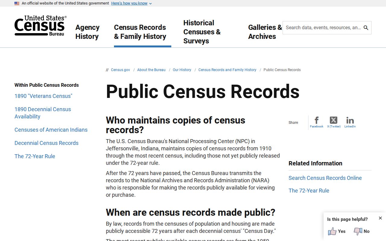 Horizon City previous residents census research and public records guidance